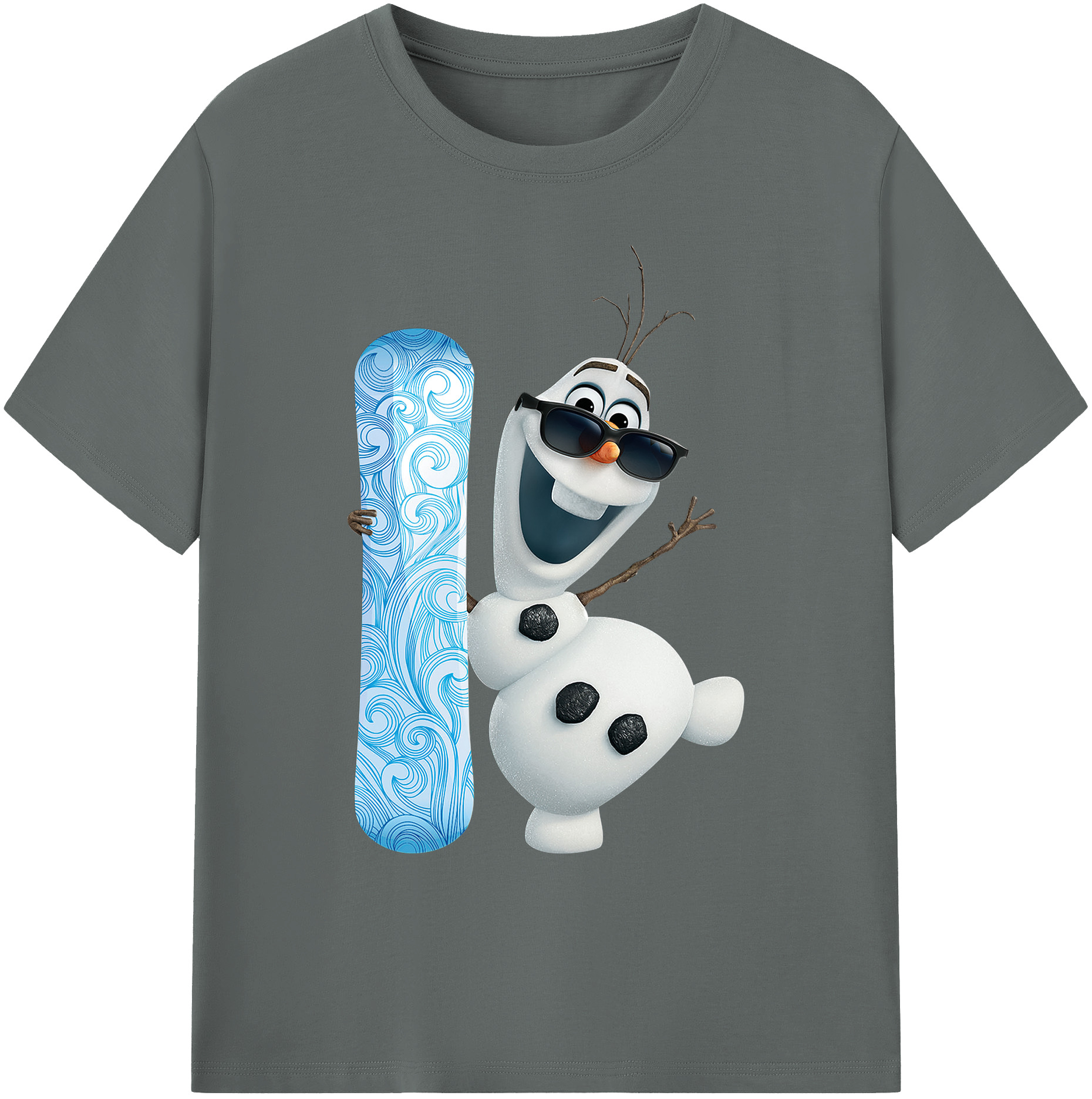 （画像用） アナと雪の女王 アンナ エルサ Frozen Anna Elsa 綿100％ メンズ半袖Tシャツ｜肌触りやわらか＆通気性